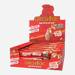 Grenade Protein Bars - Beurre de cacahuète - 720 grammes (12 barres)