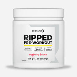 Ripped Pre-Workout - Raspberry 225 gram (30 doseringen)