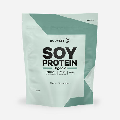 BODY&FIT Soja Eiwit Biologisch - Naturel - 750 gram
