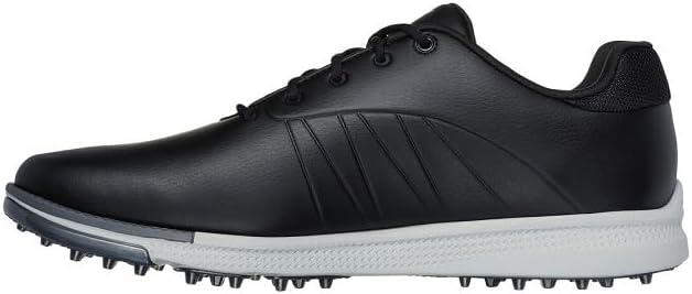 Skechers Tempo Spikeless, Zapatos Golf Impermeables Hombre, Negro 2/5