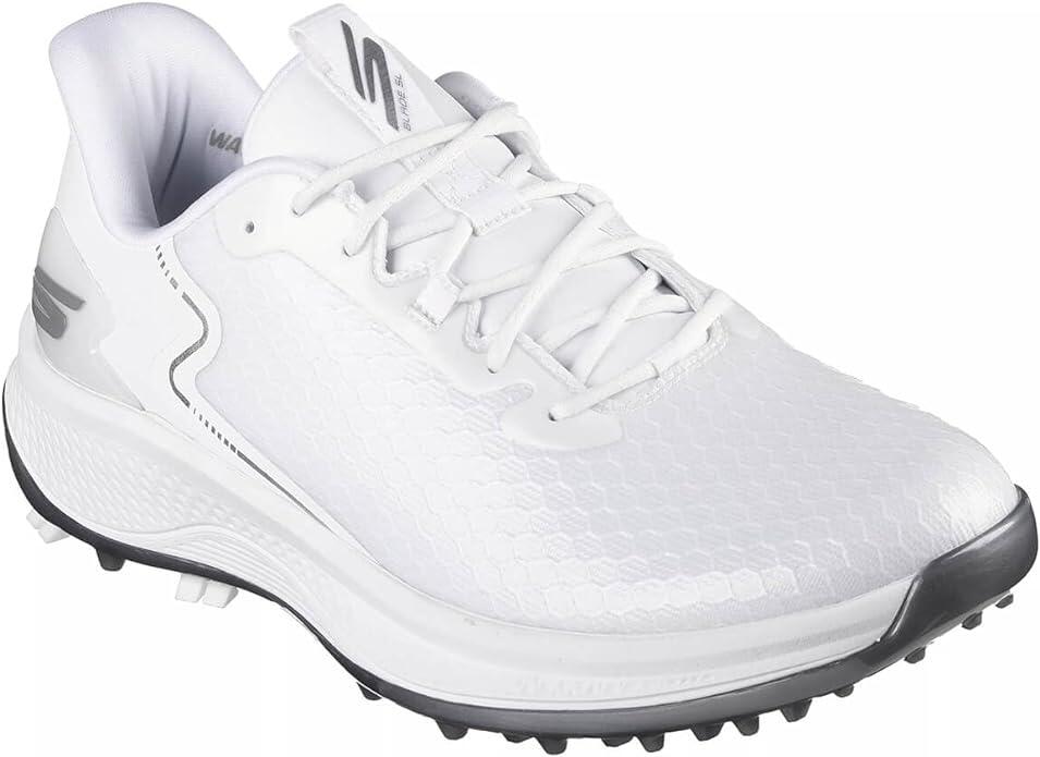 Skechers Blade Grip Flex, chaussures de golf imperméables pour hommes, blanc 3/5