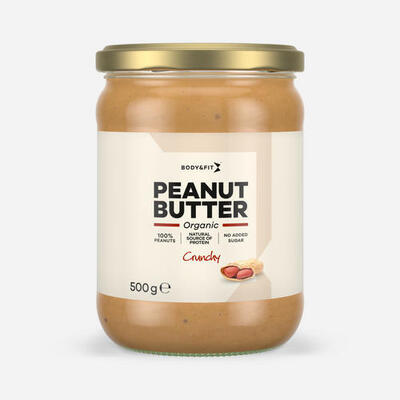 Biologische Erdnussbutter Crunchy 500 gramm
