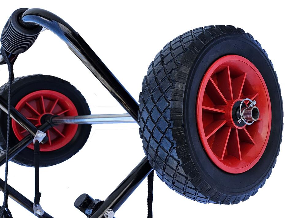 Wózek transportowy do kajaka kanadyjki pontonu Scorpio kayak Big kayak lux 113kg