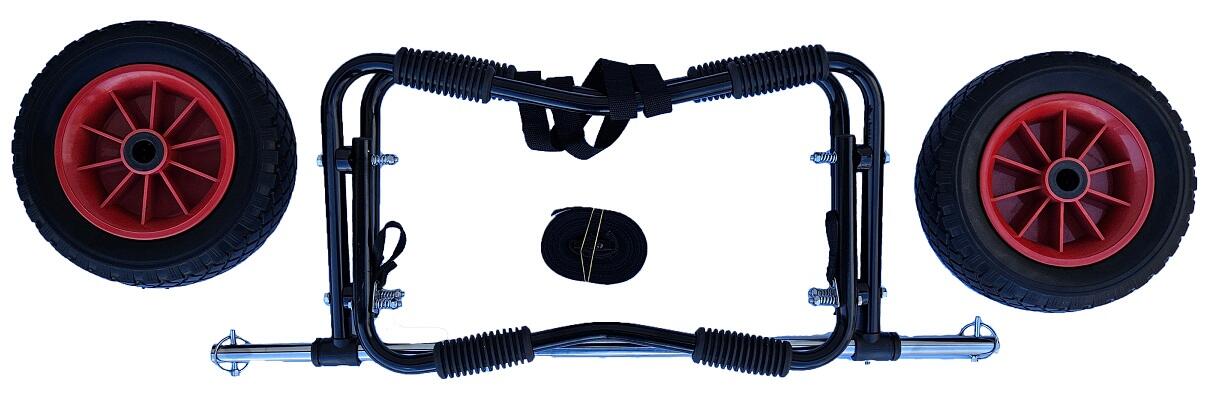 Wózek transportowy do kajaka kanadyjki pontonu Scorpio kayak Big kayak lux 113kg 4/4