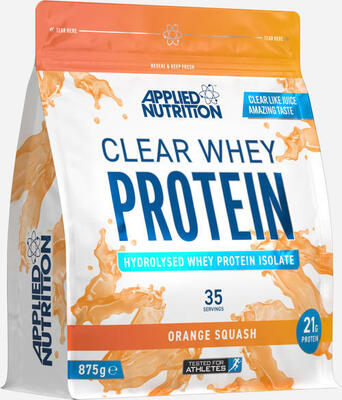 Clear whey protein - orange squash - 35 serving (875 gram)