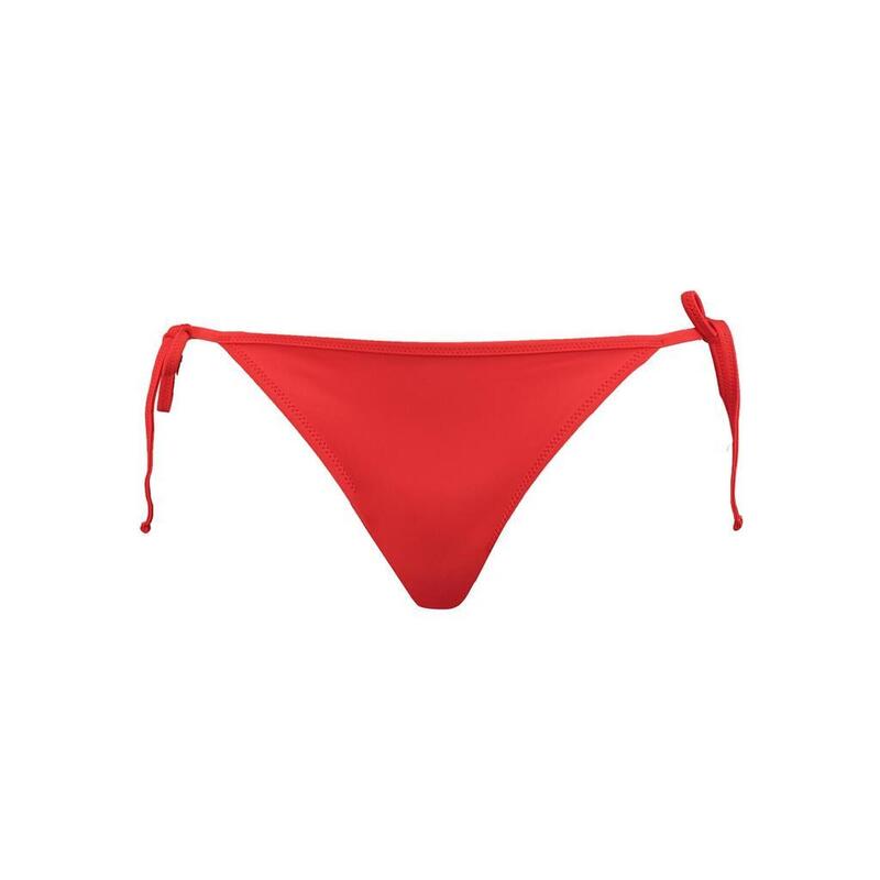 Dół od bikini Dameskie Puma wiązane po bokach w kolorze czerwonym