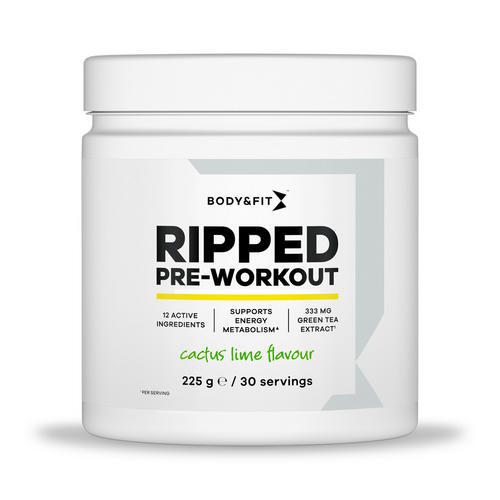 Ripped Pre-Workout - Pre Workout - Cactus & Lime - 225 gram 1/1