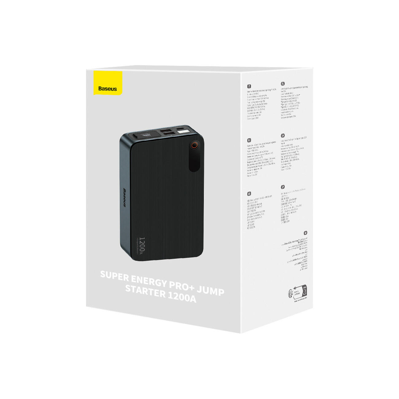 Powerbank Jump Starter Baseus do samochodu 1200A 7/7
