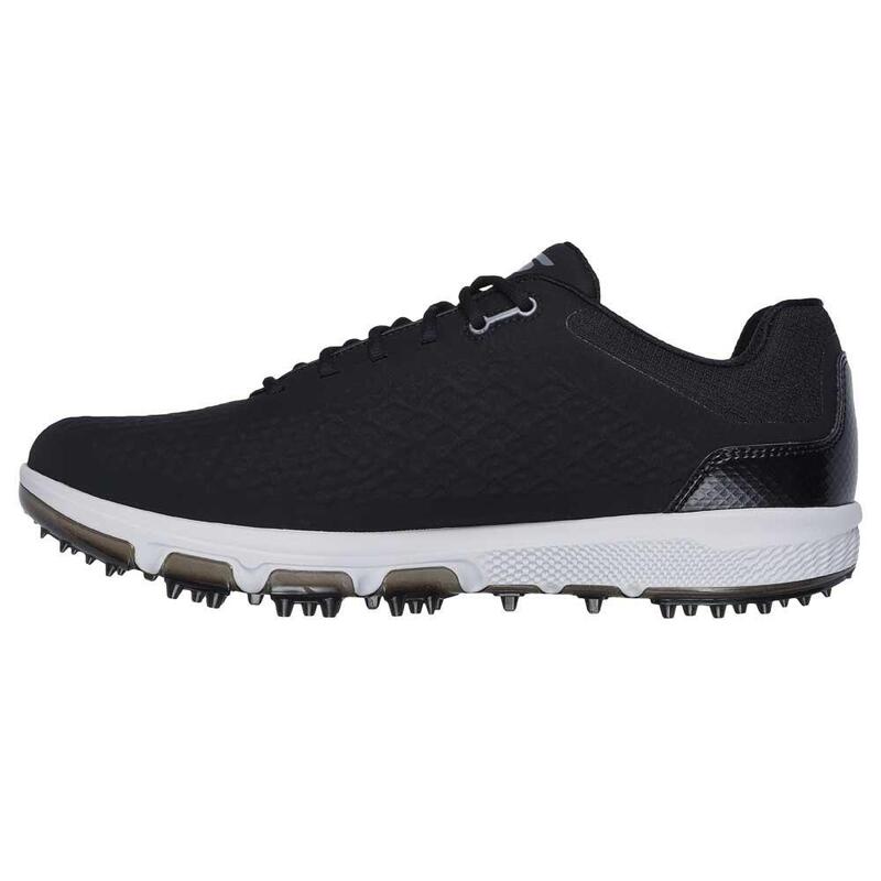 Skechers GO GOLF Pro 6 SL Zapatos de Golf Hombre, Negro/Gris