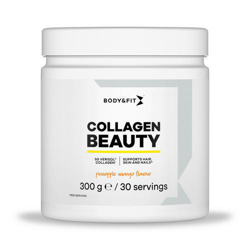 BODY&FIT Collagen Beauty Drinkmix - Collageen Poeder - Mango/Ananas - 300 gram