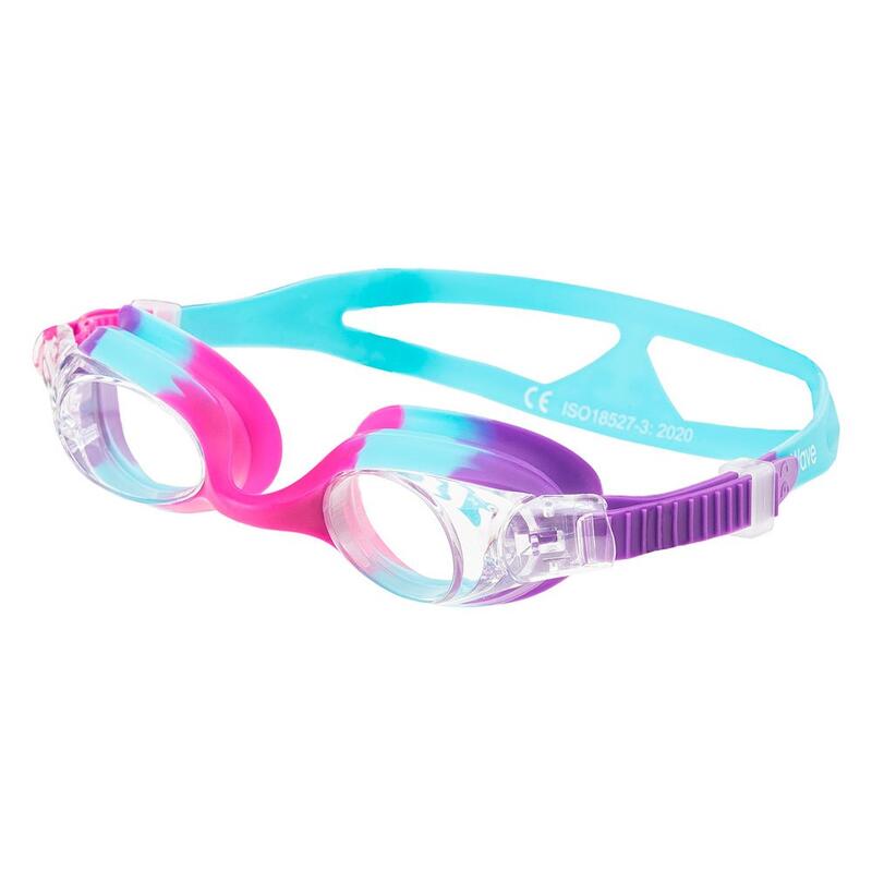 Óculos de natação Foky para crianças e jovens Rosa / Roxo / Azul