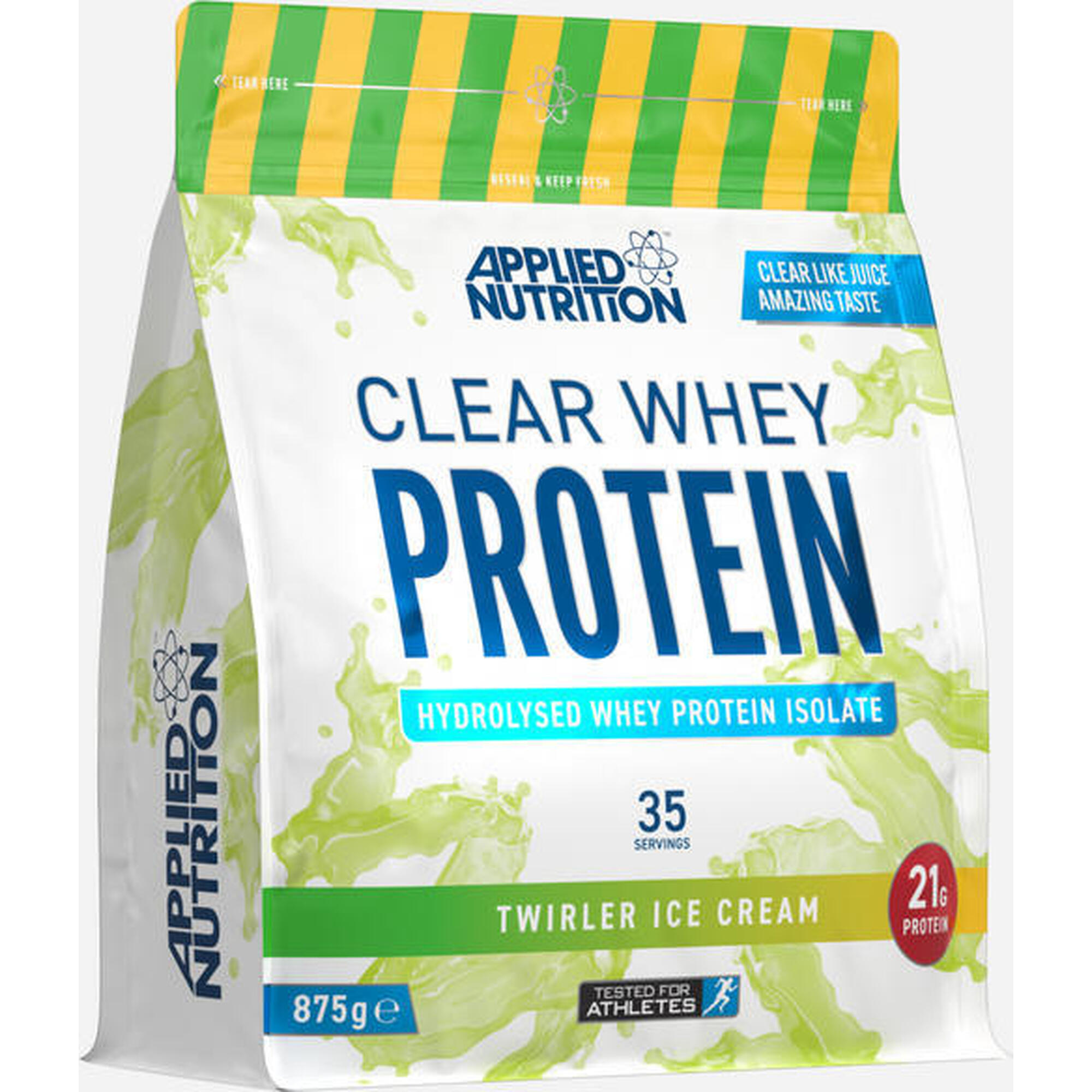 Applied Nutrition - Clear Whey Protein - Glace Twirler - 35 Portions (875 Grammes) - Whey Protéine - Decathlon