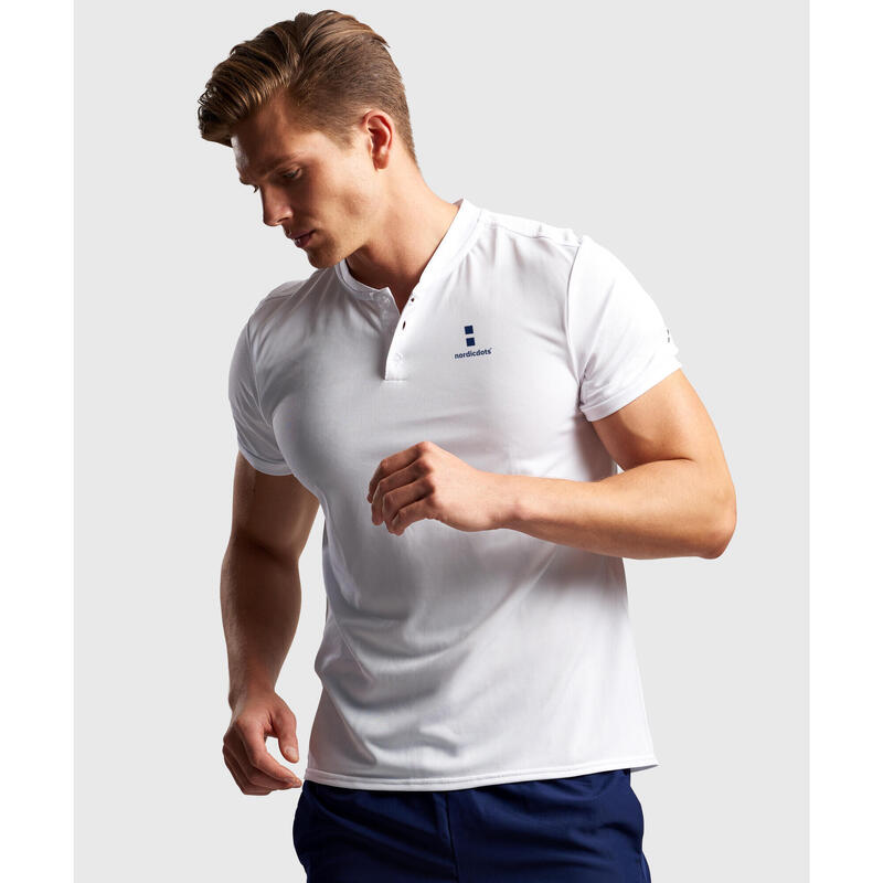 Polo de Tennis/Padel Excellence Homme Blanc