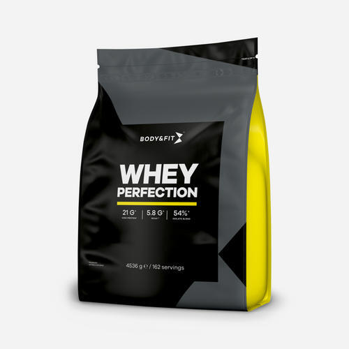 BODY&FIT Whey Perfection - Whey Protein - Banana Milkshake - 4536 gram
