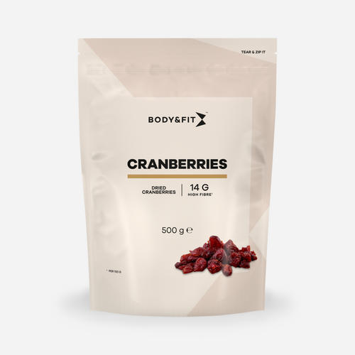 BODY&FIT Pure Cranberries - Cranberry - 500 gram