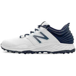 Chaussures de golf New Balance Fresh Foam Roav 2024 pour femmes, blanc/bleu