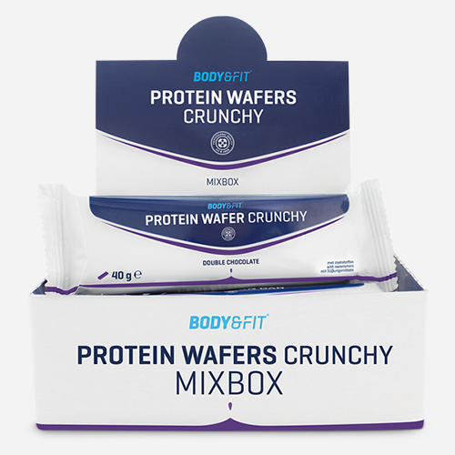 BODY&FIT Crunchy Eiwitwafels - Mix Box* - 480 gram (12 wafels)