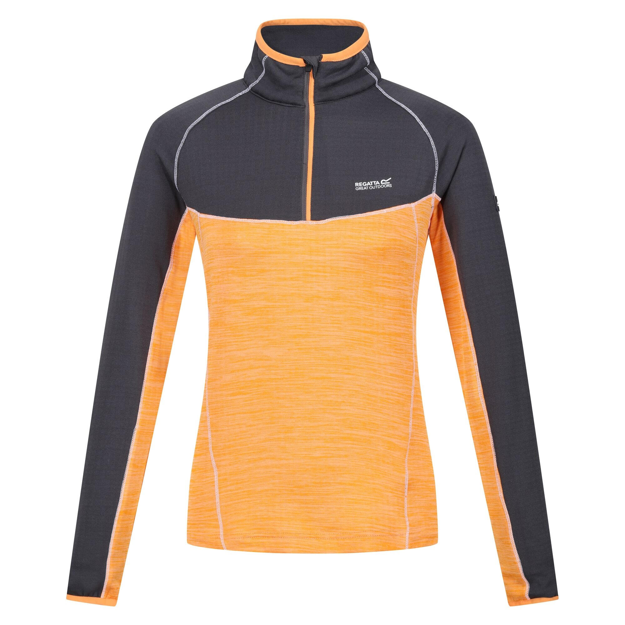 Womens/Ladies Hepley Fleece (Apricot Crush/Seal Grey) 1/5