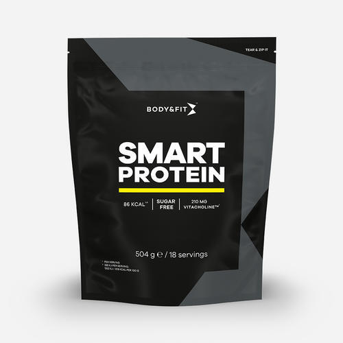 BODY&FIT Smart Protein - Whey Protein - Banana Milkshake - 504 gram