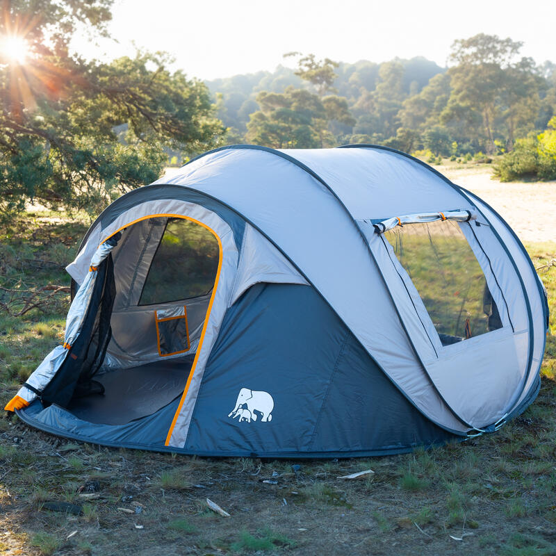 Tente Pop Up de Luxe - 4 personnes - 1 Seconde Pop-Up - Colonne d'eau 2000MM