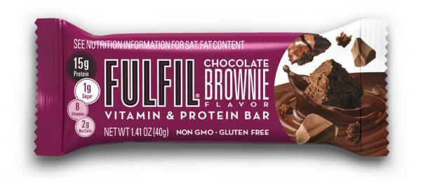 Barre vitaminée et protéinée - Brownie - 15 pièces 2/3