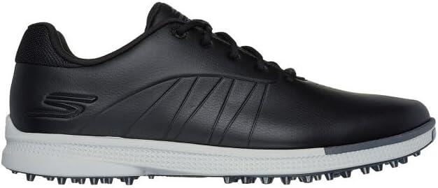 Skechers Tempo Spikeless, Zapatos Golf Impermeables Hombre, Negro 4/5