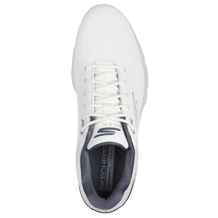 Skechers GO GOLF Pro 6 SL Zapatos de Golf Hombre, Blanco