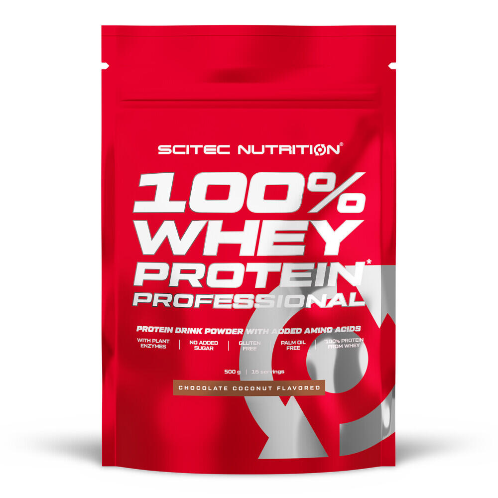 Scitec Nutrition - Whey Concentrée - 100% Whey Protein Professional - Chocolat Noix De Coco - Isolat De Whey - 500 G - Decathlon
