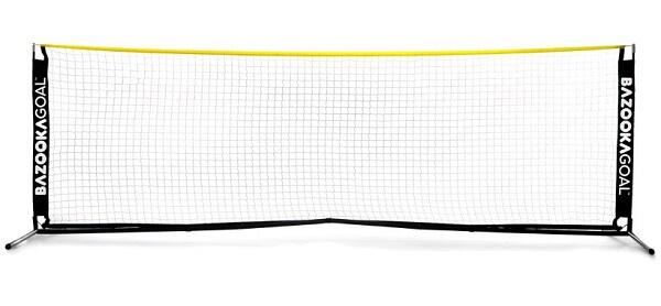 BAZOOKAGOAL Soccer Tennis Net Extendable 6.5x3.5ft