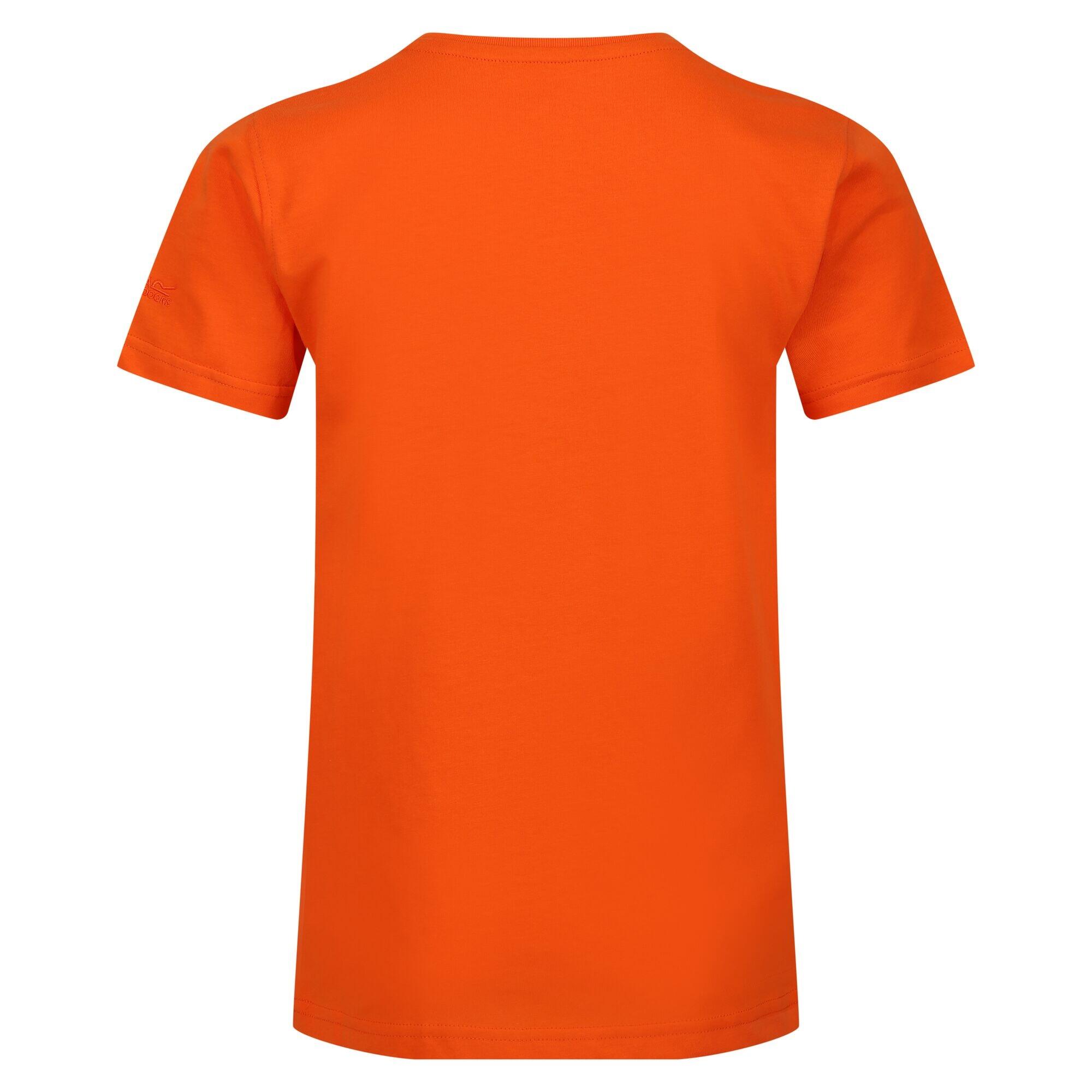 Childrens/Kids Bosley VI Surfboard TShirt (Blaze Orange) 2/5