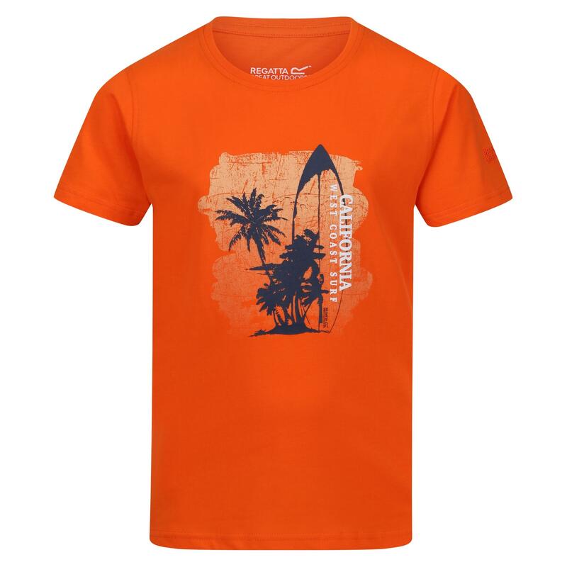 Tshirt BOSLEY Enfant (Orange flamboyant)