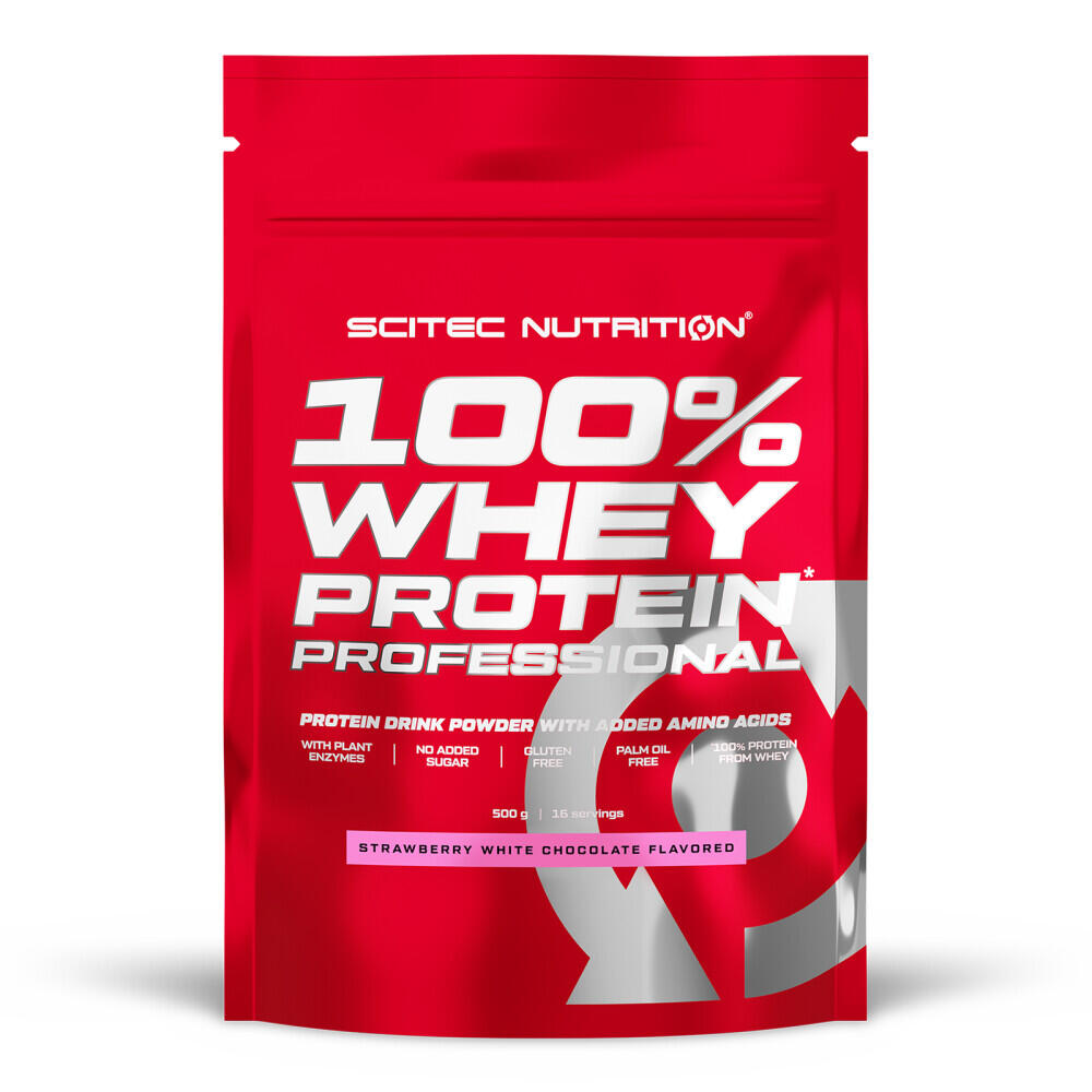 SCITEC NUTRITION Whey - 100% Whey Protein Professional - Cioccolato Bianco alla Fragola