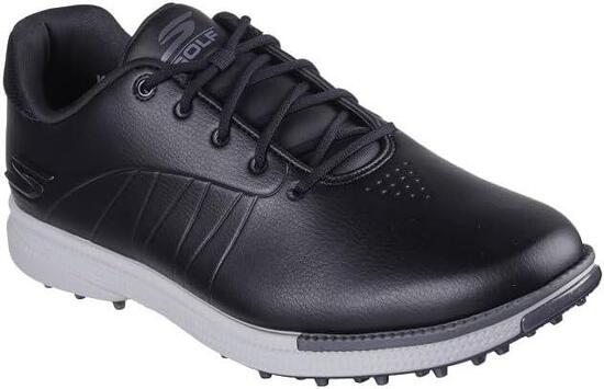 Skechers Tempo Spikeless, waterdichte golfschoenen voor heren, zwart