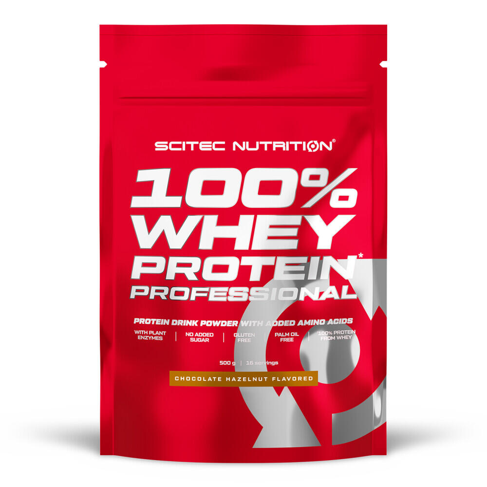 Scitec Nutrition - Whey Concentrée - 100% Whey Protein Professional - Chocolat Noisette - Isolat De Whey - 500 G - Decathlon