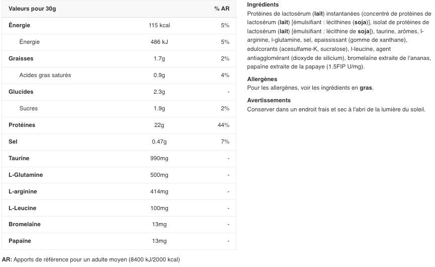 Whey concentrée - 100% Whey Protein Professional - Kiwi Banane 2/3