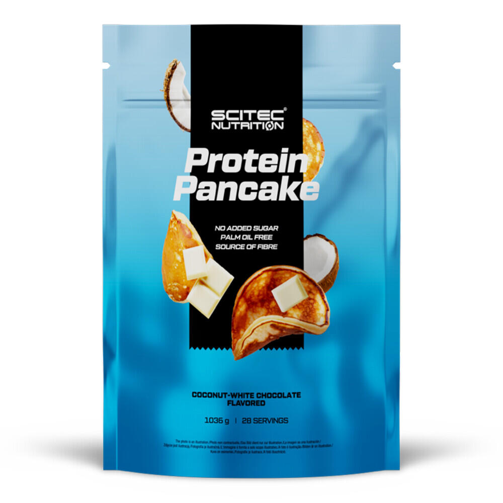 Scitec Nutrition - Préparation Protéinée - Protein Pancake - Chocolat Blanc Noix De Coco 1036g - Pancake Protéiné - Taille Unique - Decathlon