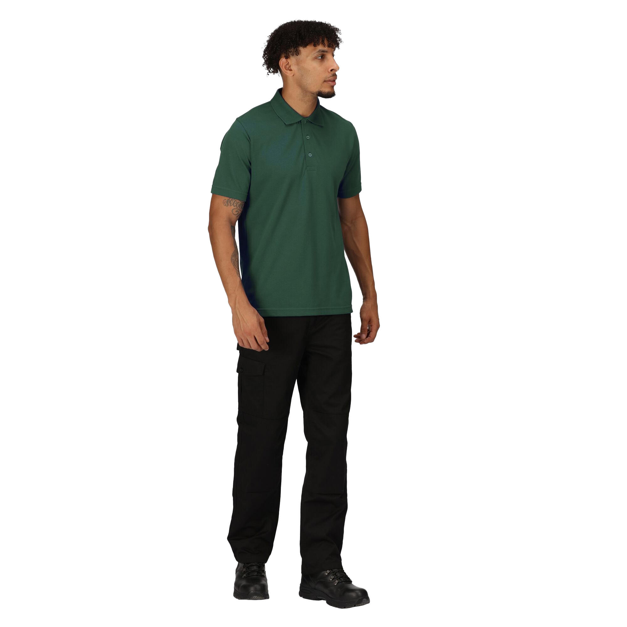 Polo Manches Courtes Homme (Vert Foncé) 4/5