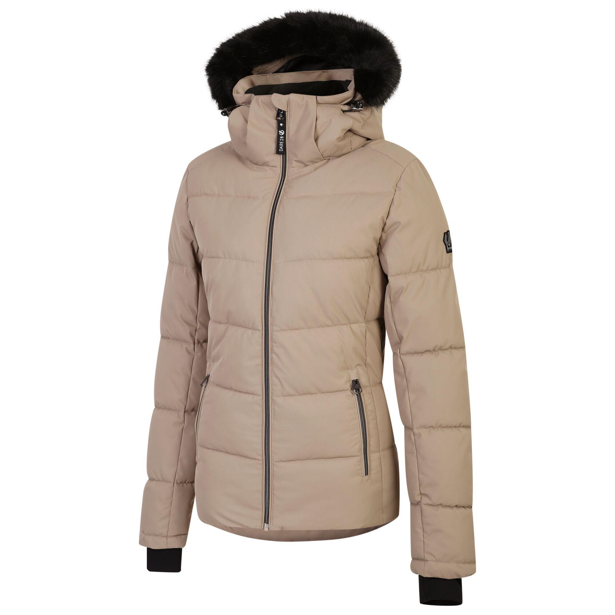 Womens/Ladies Glamourize IV Ski Jacket (Clay) 3/5