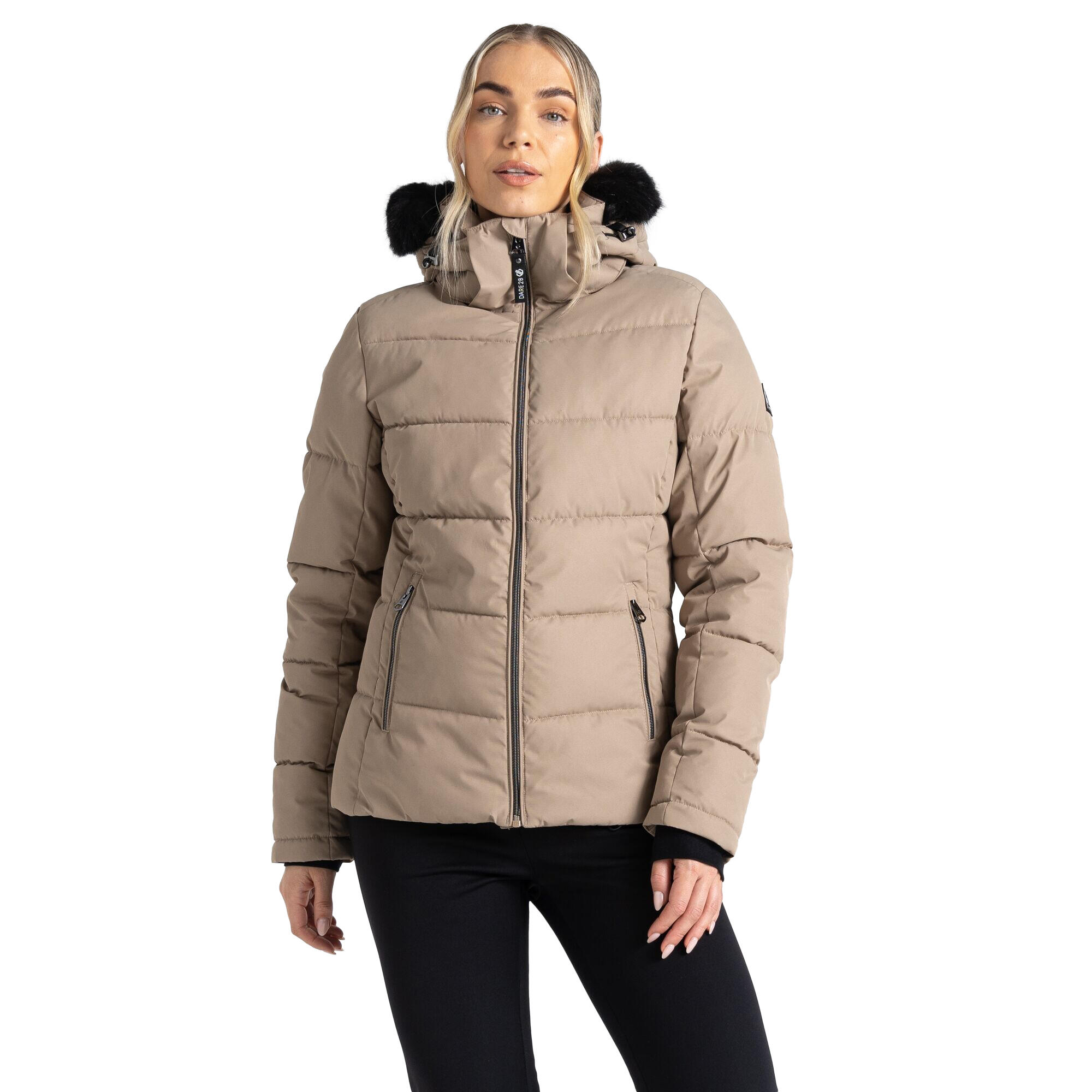 Womens/Ladies Glamourize IV Ski Jacket (Clay) 4/5