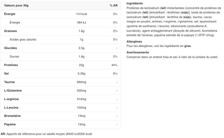 Whey concentrée - 100% Whey Protein Professional - Chocolat 2/3