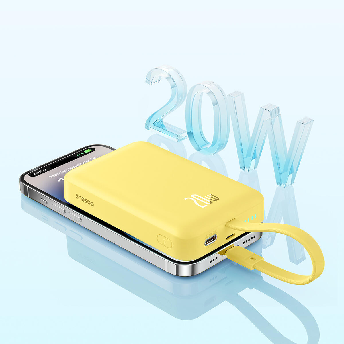 Powerbank Baseus MagSafe 10000mAh 20W 5/7
