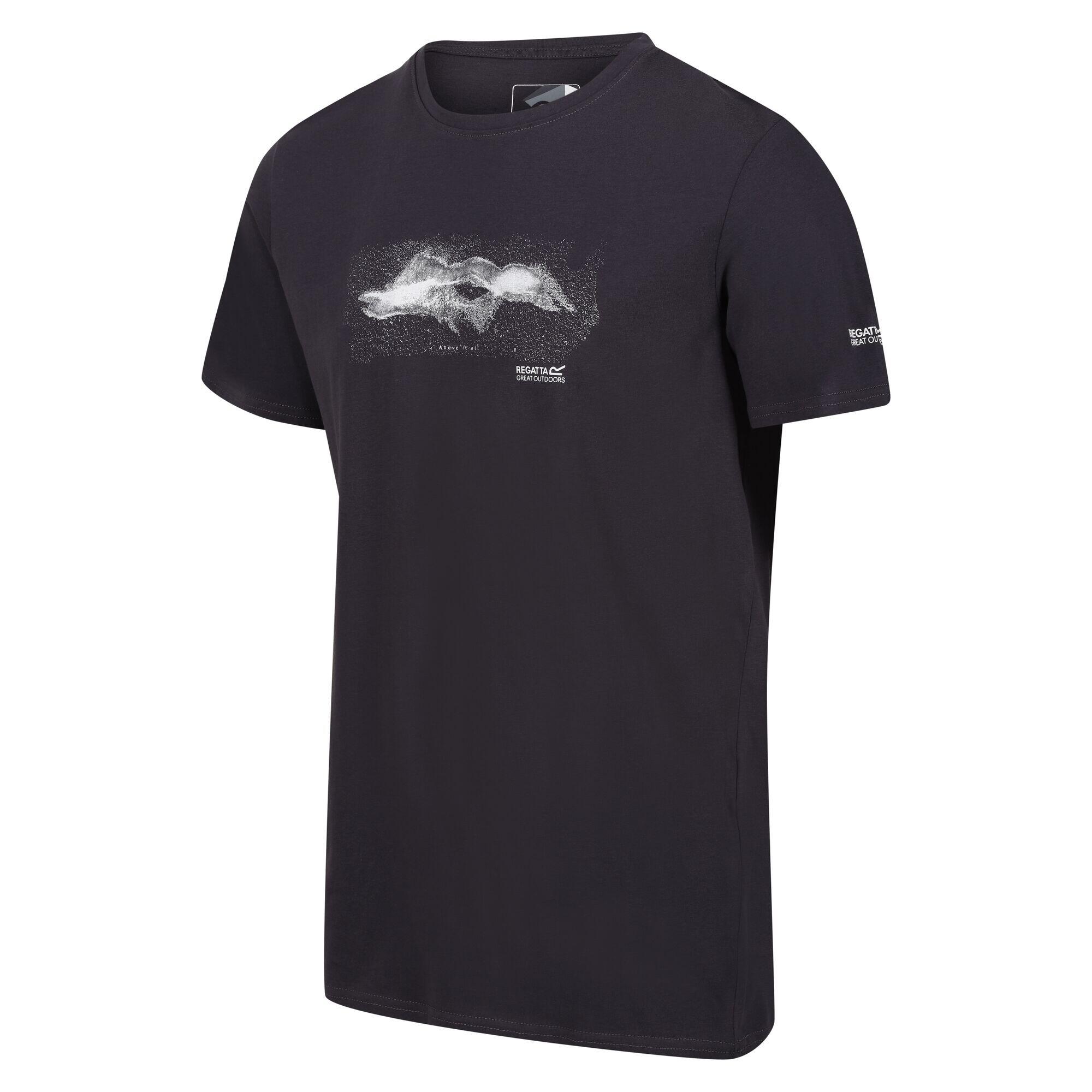 Mens Breezed III Above It All TShirt (Seal Grey) 3/5