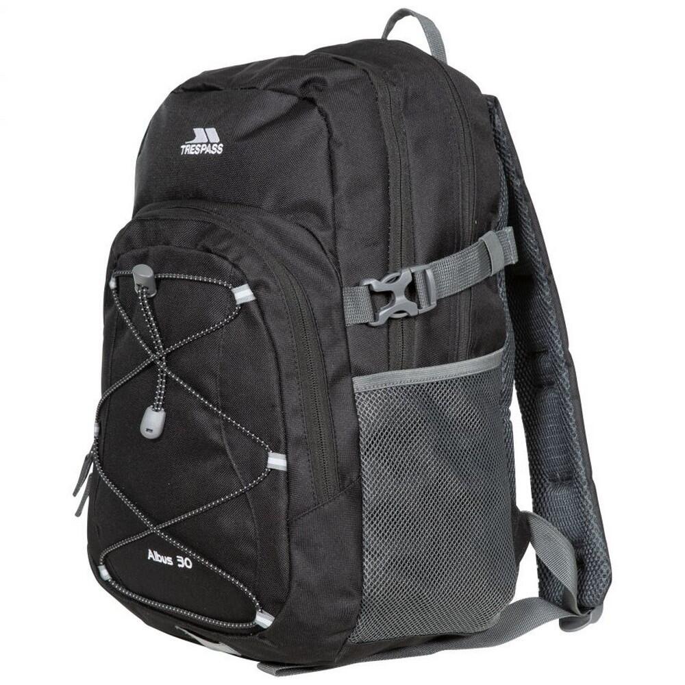 Albus 30 Liter Freizeit Rucksack Damen und Herren Schwarz 3/4