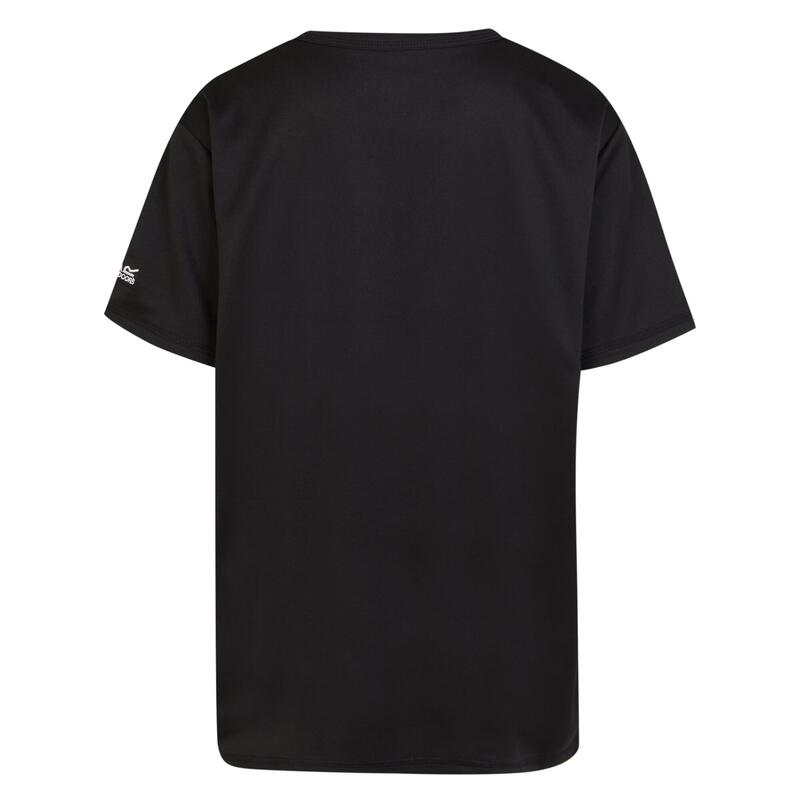 Camiseta Alvardo VIII Montaña para Niños/Niñas Negro
