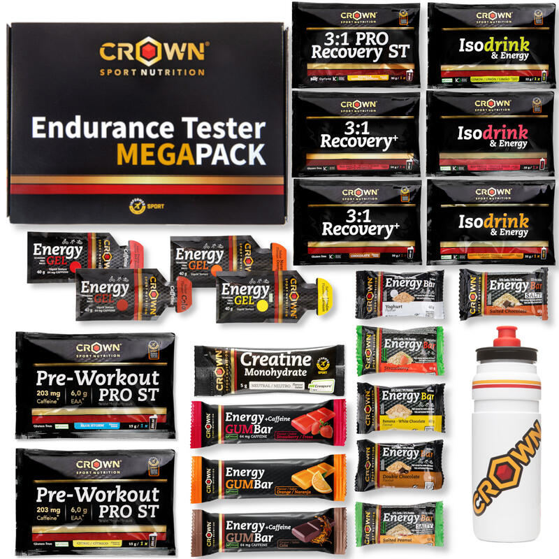 Pack de productos ‘Pack Endurance Tester 3.0’ con Bidón de 750ml de regalo