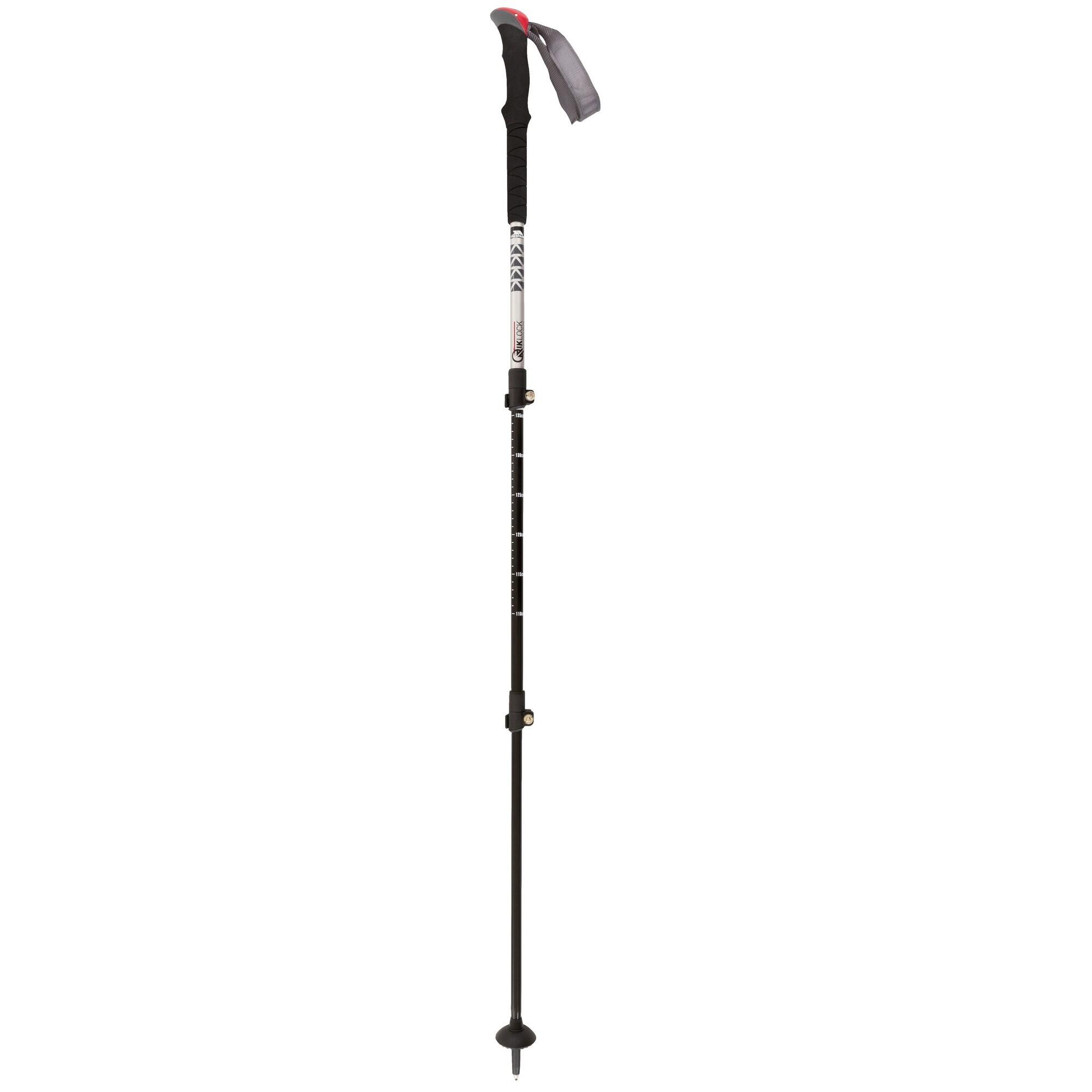 QIKLOCK retractable hiking poles (Silver)