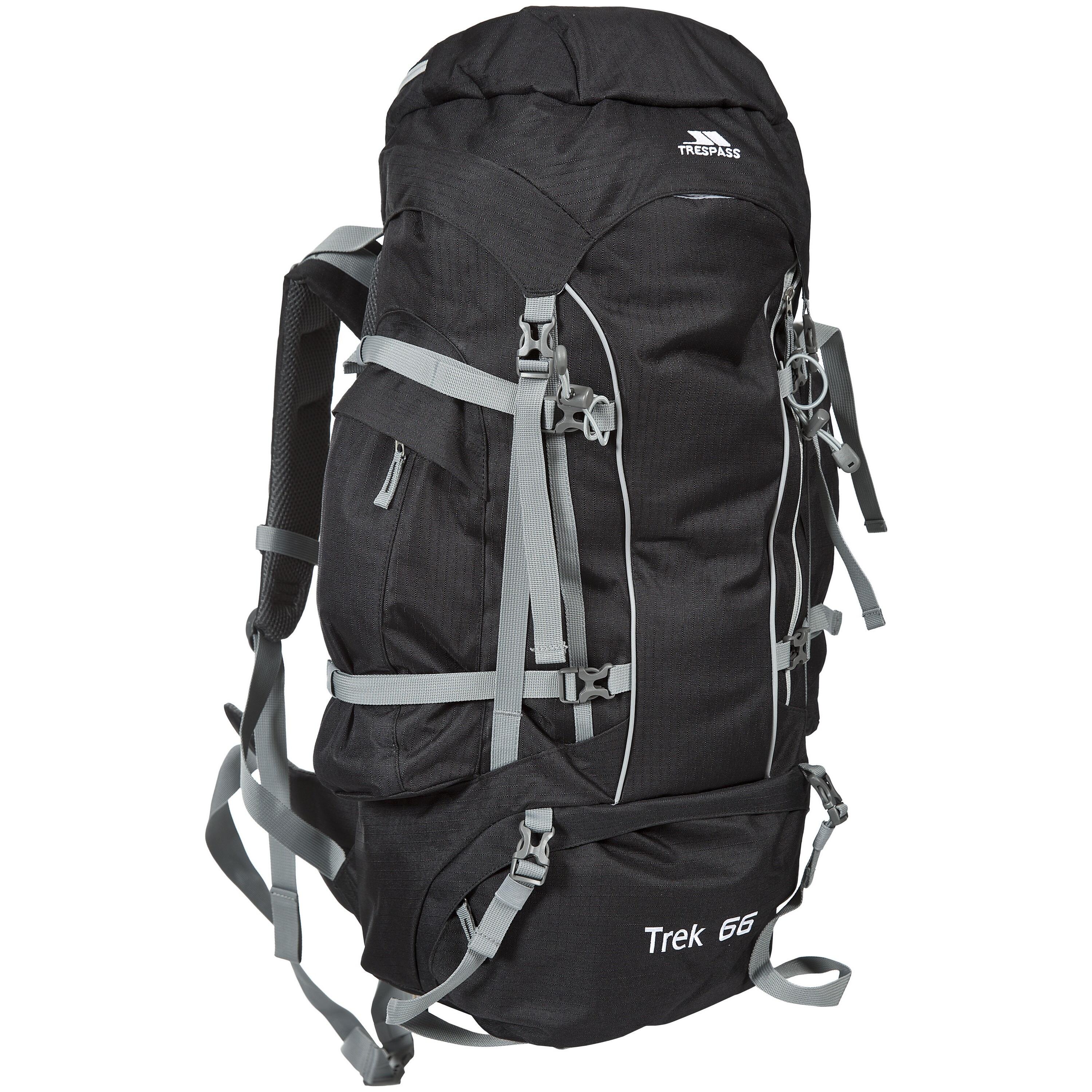 Trek 66 Rucksack 66 Liter Damen und Herren Asche 4/5