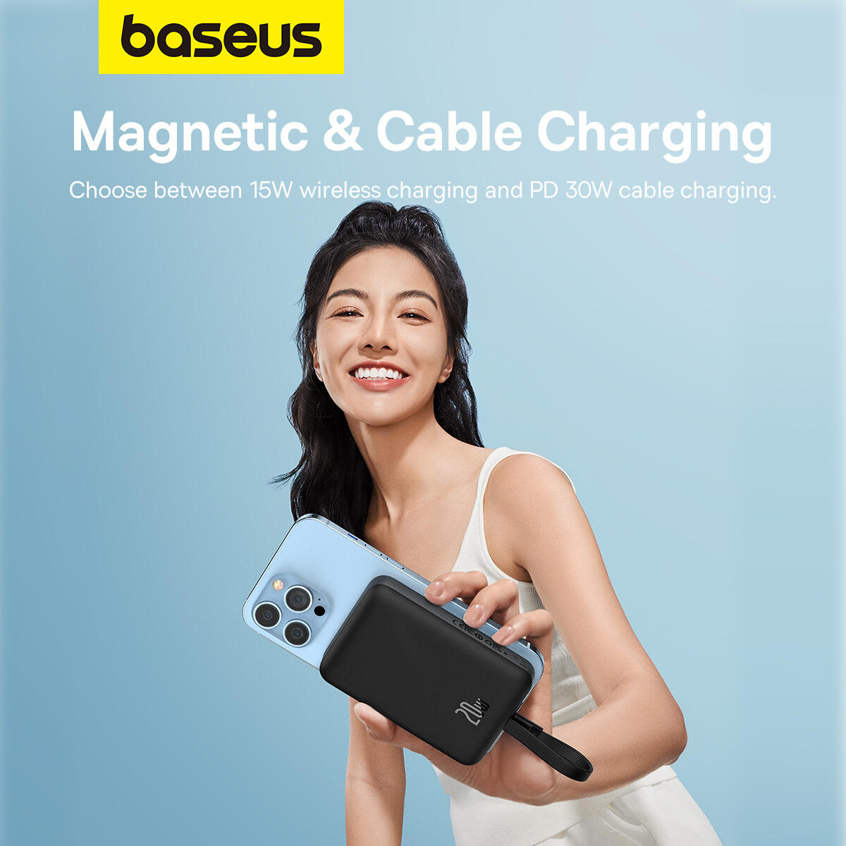 Powerbank Baseus MagSafe 10000mAh 20W 4/7
