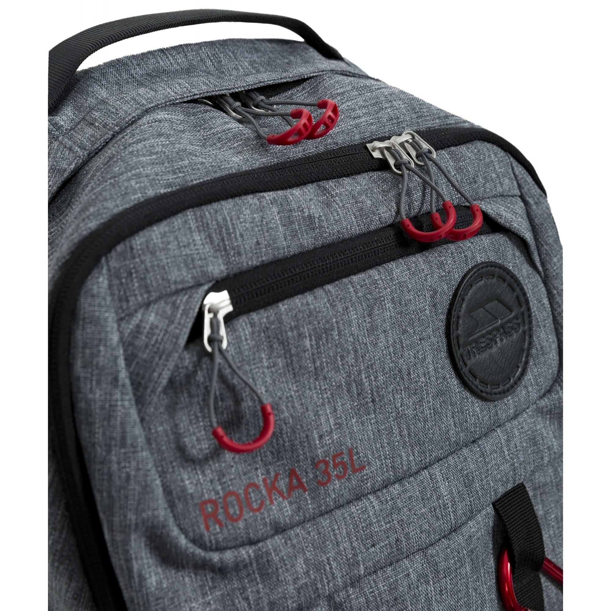 Mochila Rocka Unissexo Adulto (Cinza) 2/5
