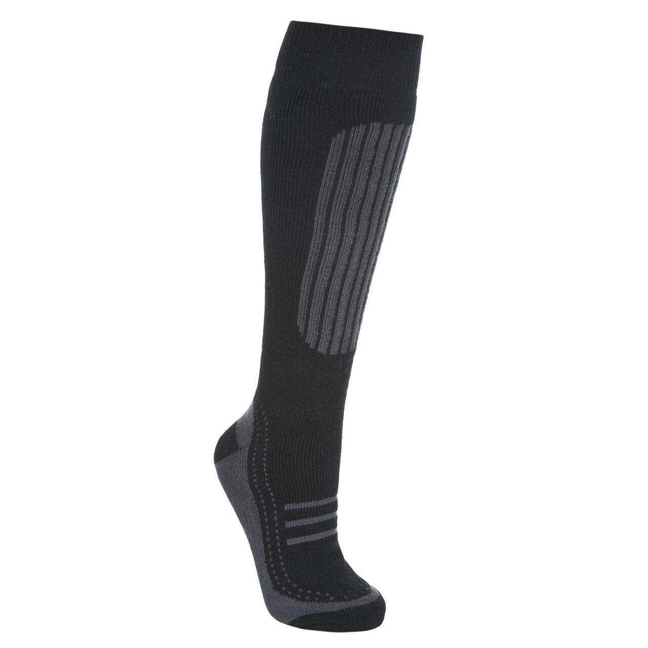 Calze Da Sci Uomo Misura Confezione 2 Trespass Langdon II Nero Blu Acceso 2/4